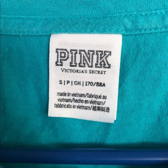 VS PINK lace up t-shirt small - Picture 4 of 8